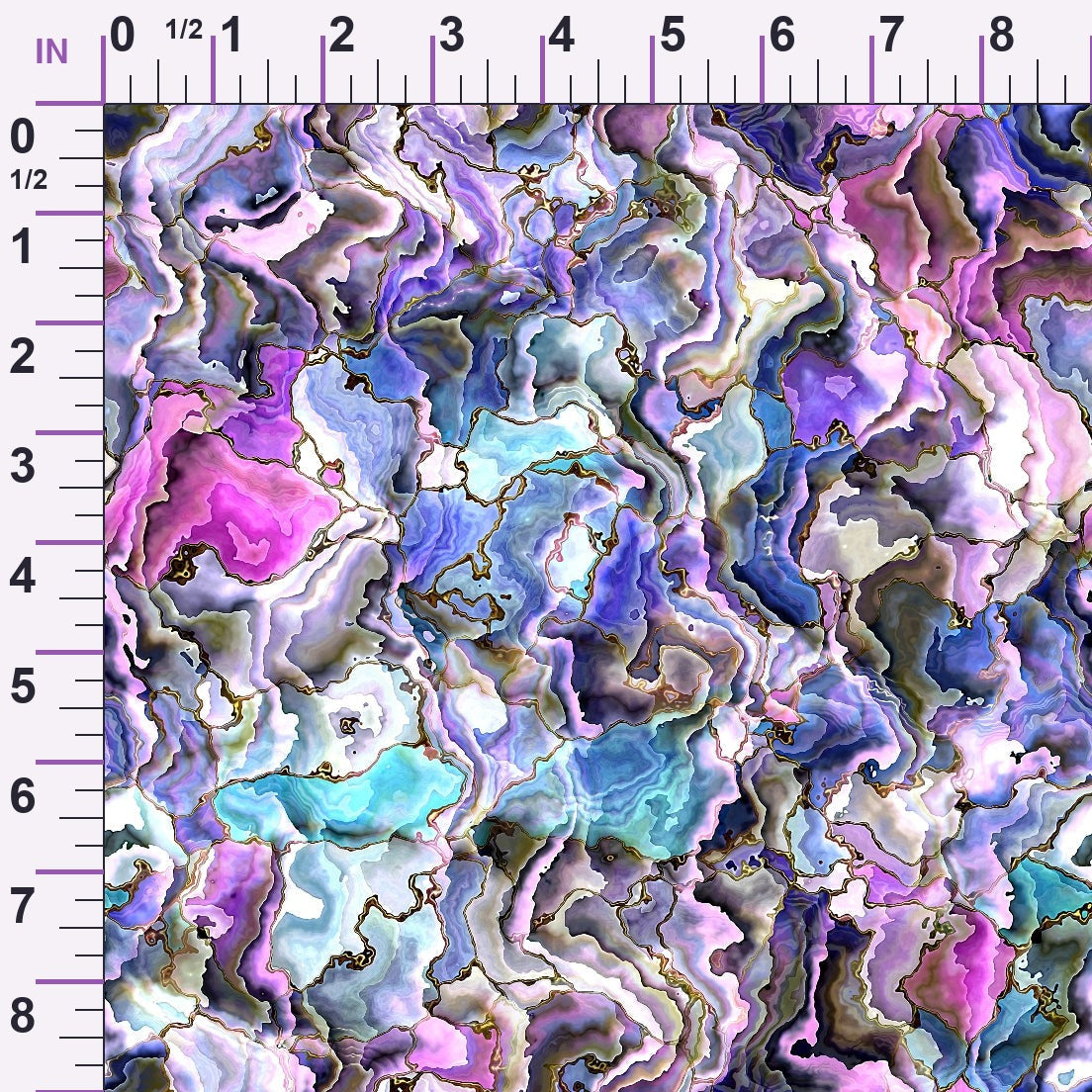 Marbled Opal Pattern 10 Minky Fabric