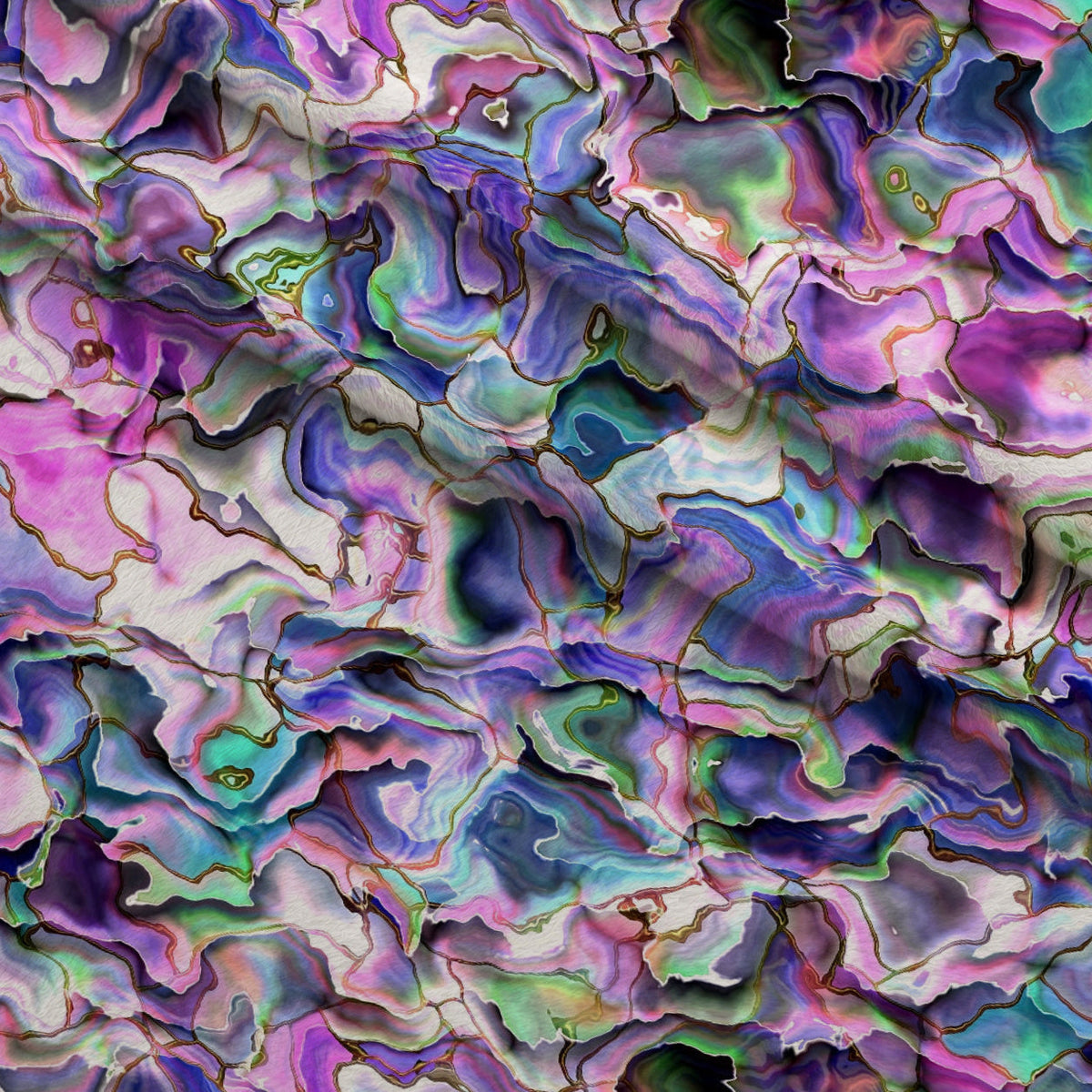 Marbled Opal Pattern 11 Minky Fabric