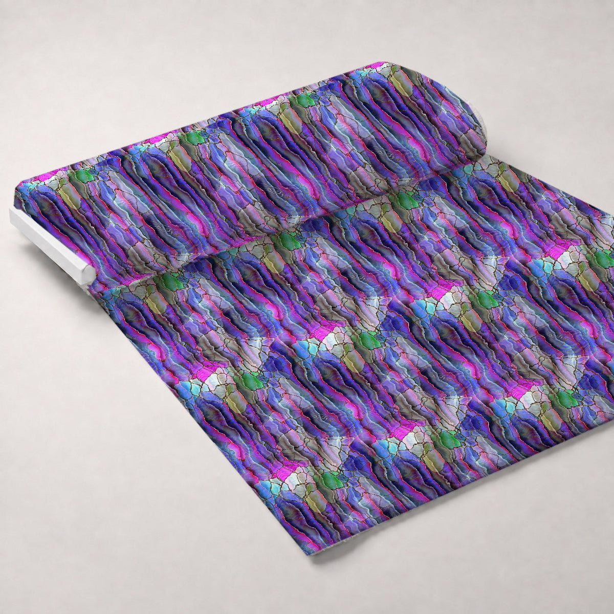 Marbled Opal Pattern 12 Minky Fabric