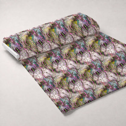 Marbled Opal Pattern 13 Minky Fabric