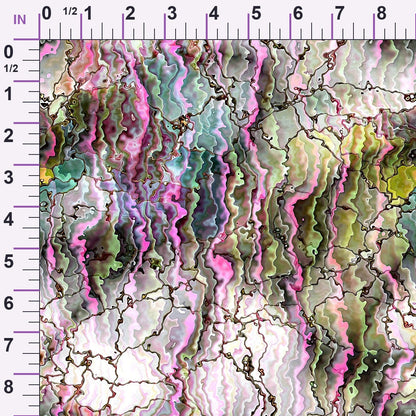 Marbled Opal Pattern 13 Minky Fabric
