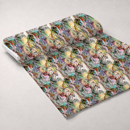 Marbled Opal Pattern 14 Minky Fabric