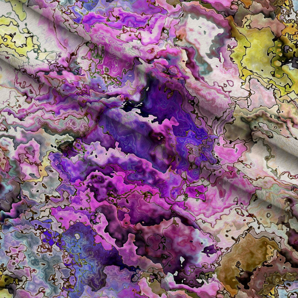 Marbled Opal Pattern 15 Minky Fabric