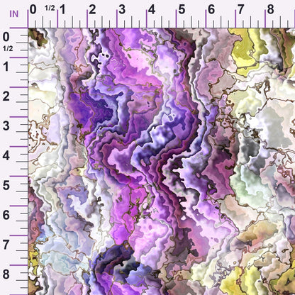 Marbled Opal Pattern 16 Minky Fabric
