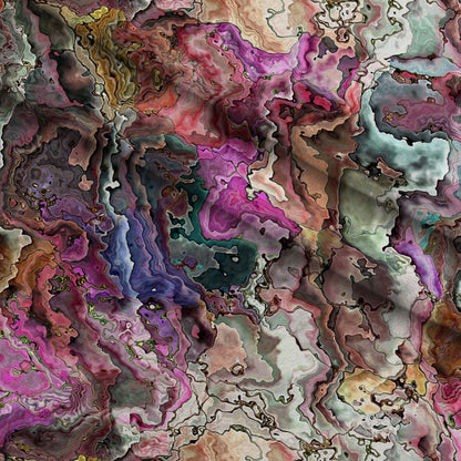 Marbled Opal Pattern 2 Minky Fabric