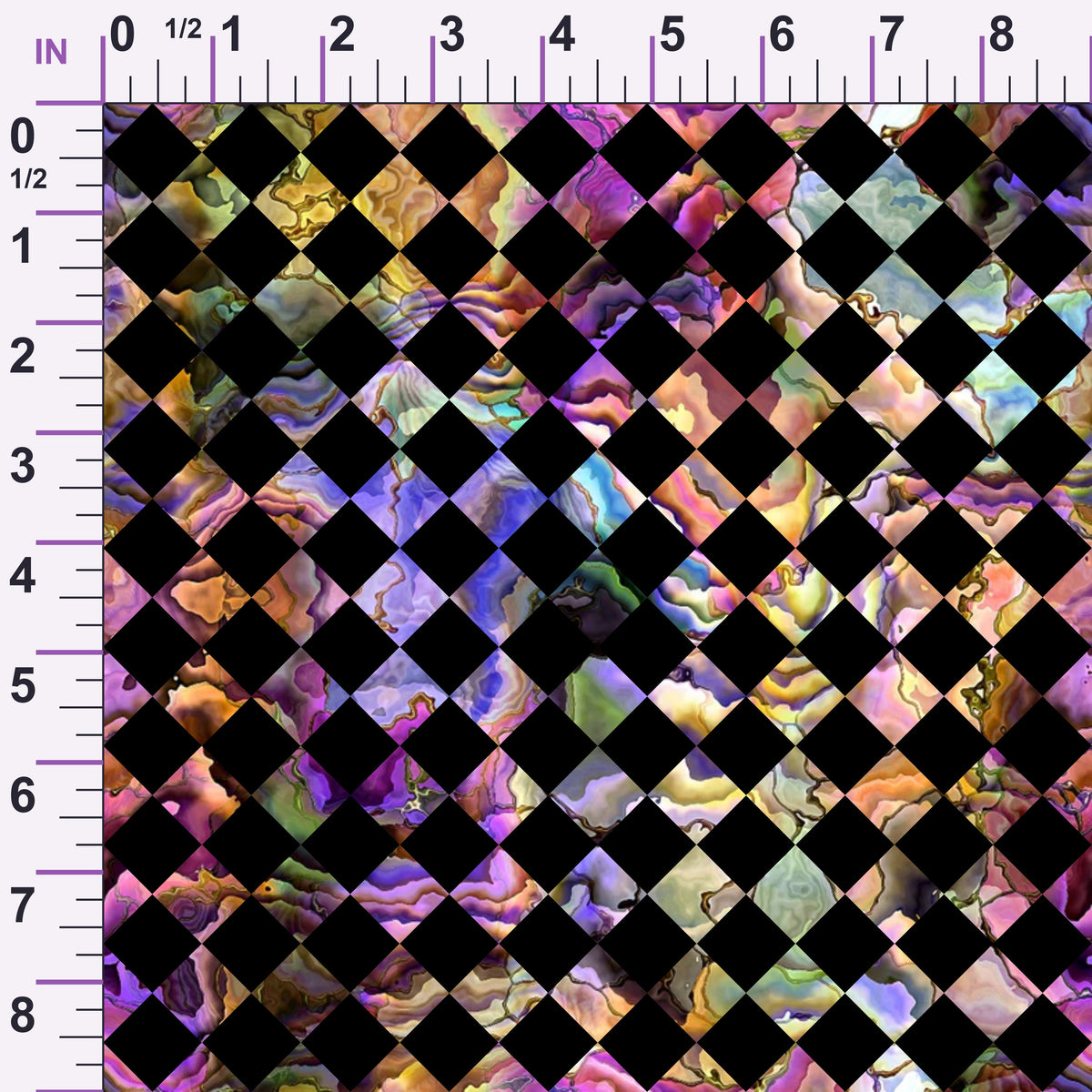 Marbled Opal Pattern 20 Minky Fabric