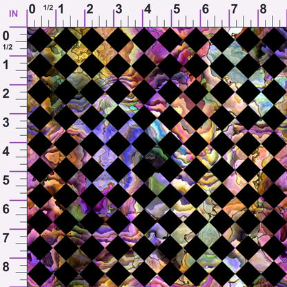 Marbled Opal Pattern 20 Minky Fabric