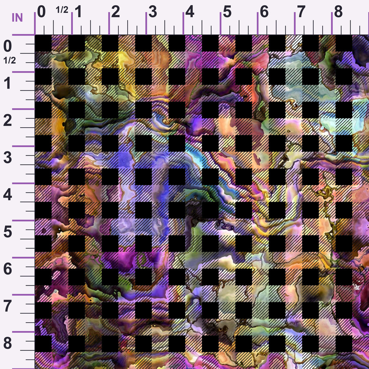 Marbled Opal Pattern 21 Minky Fabric