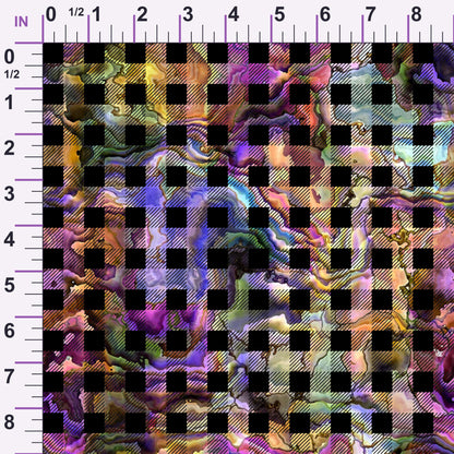 Marbled Opal Pattern 21 Minky Fabric