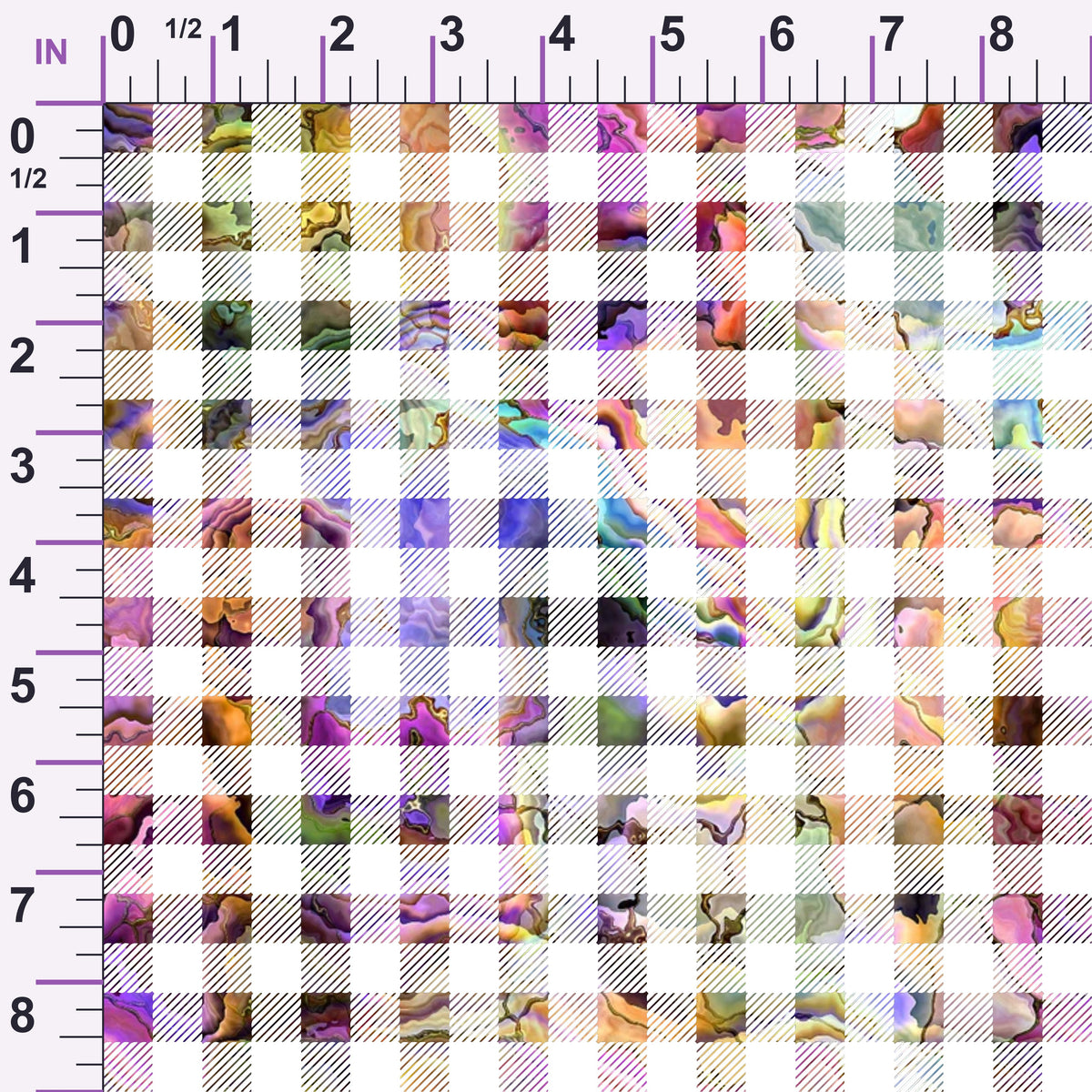 Marbled Opal Pattern 22 Minky Fabric