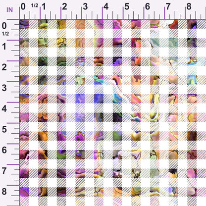 Marbled Opal Pattern 22 Minky Fabric