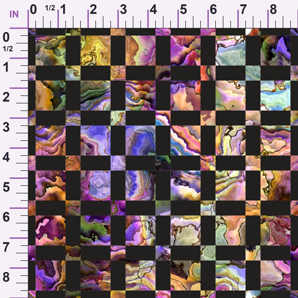 Marbled Opal Pattern 23 Minky Fabric