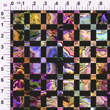 Marbled Opal Pattern 23 Minky Fabric