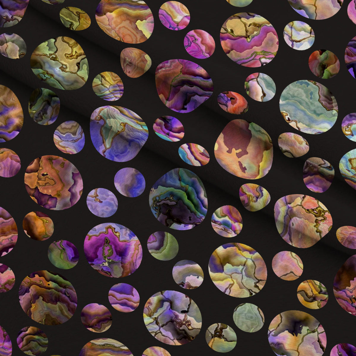 Marbled Opal Pattern 26 Minky Fabric