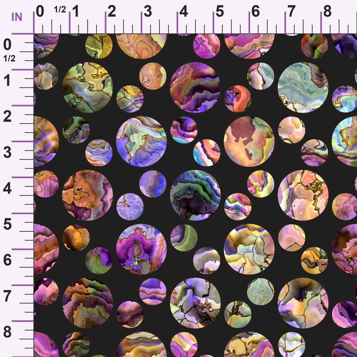 Marbled Opal Pattern 26 Minky Fabric