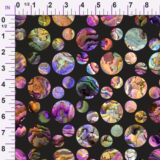 Marbled Opal Pattern 26 Minky Fabric