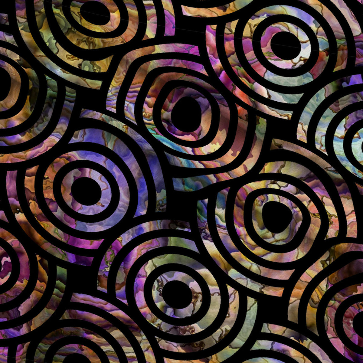 Marbled Opal Pattern 28 Minky Fabric
