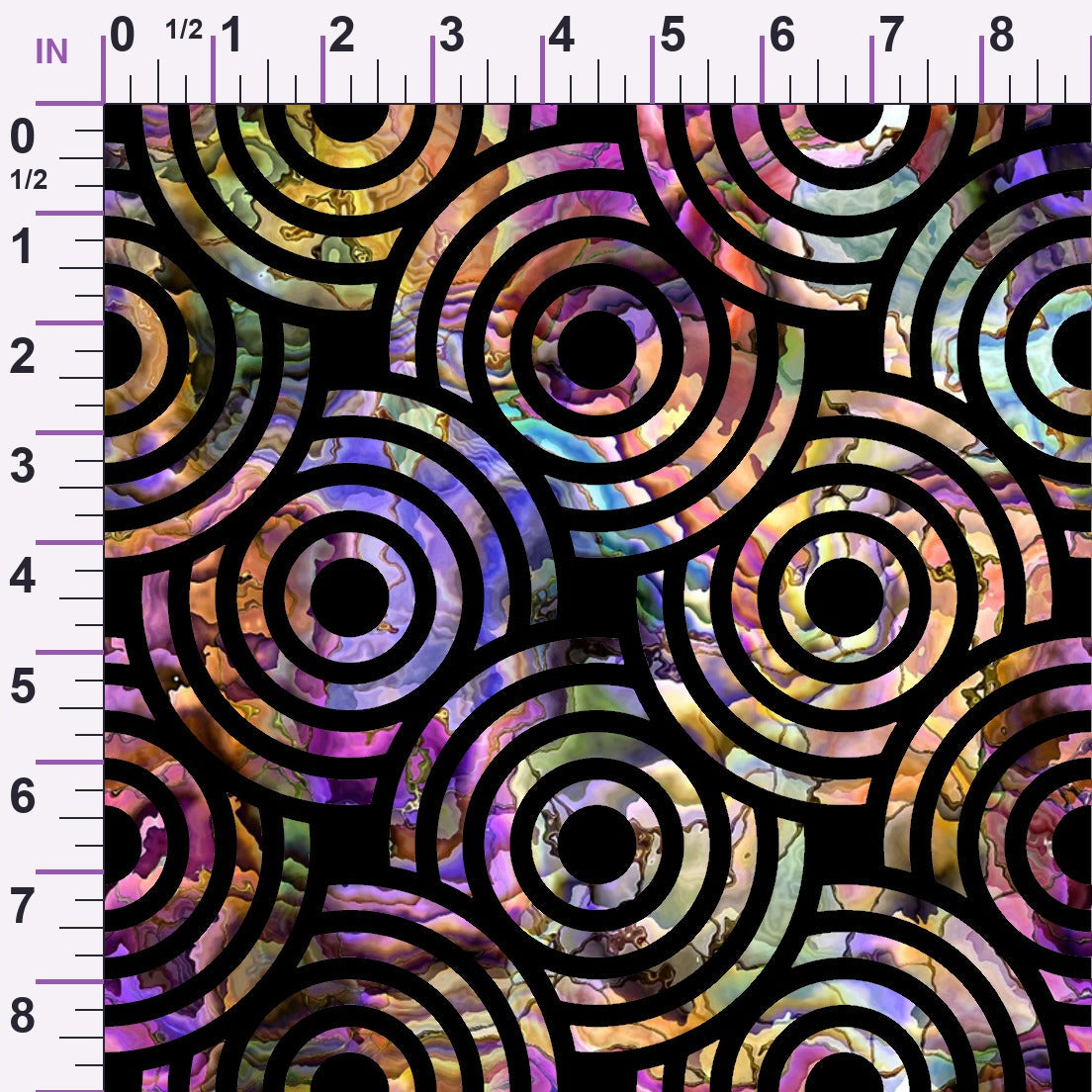 Marbled Opal Pattern 28 Minky Fabric