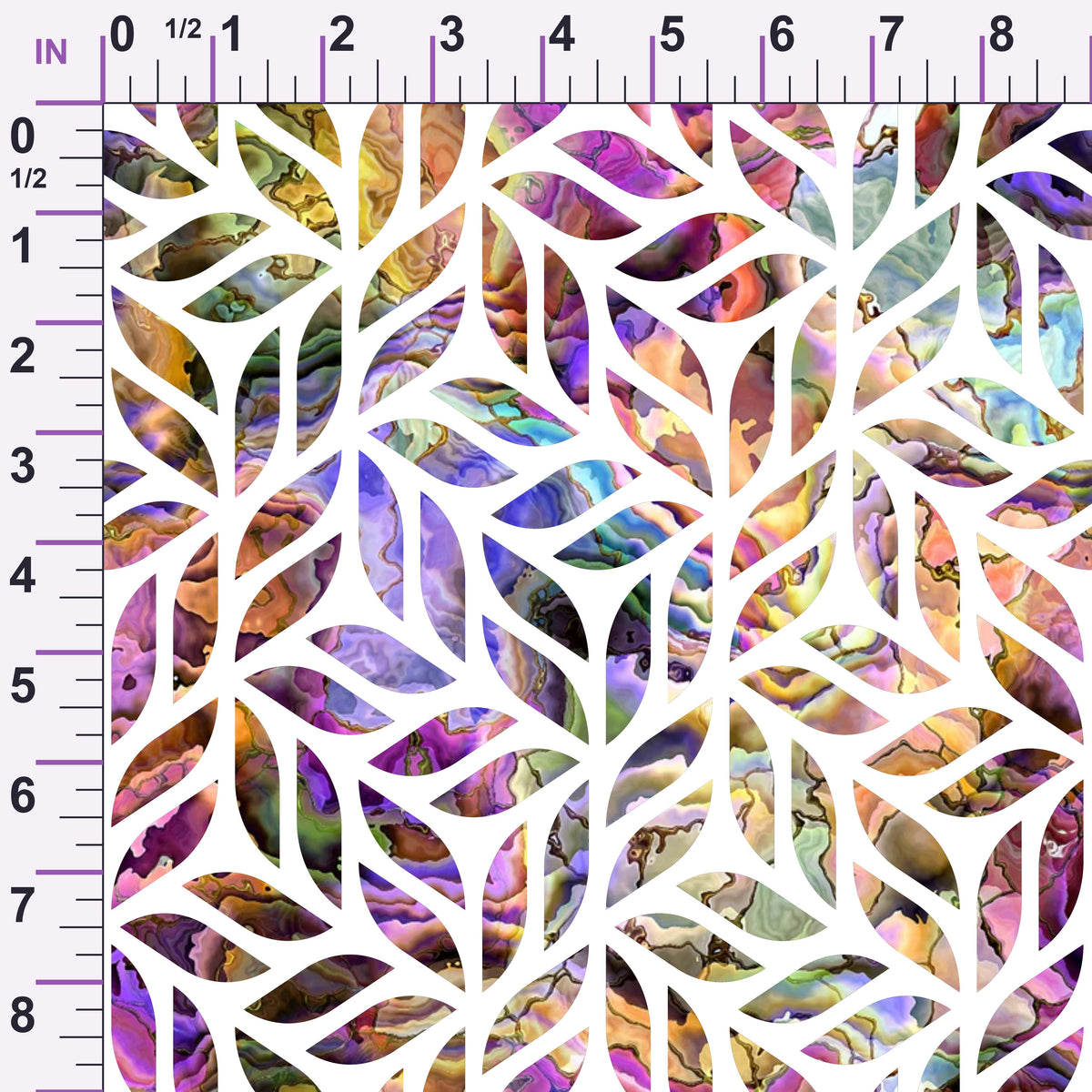 Marbled Opal Pattern 30 Minky Fabric
