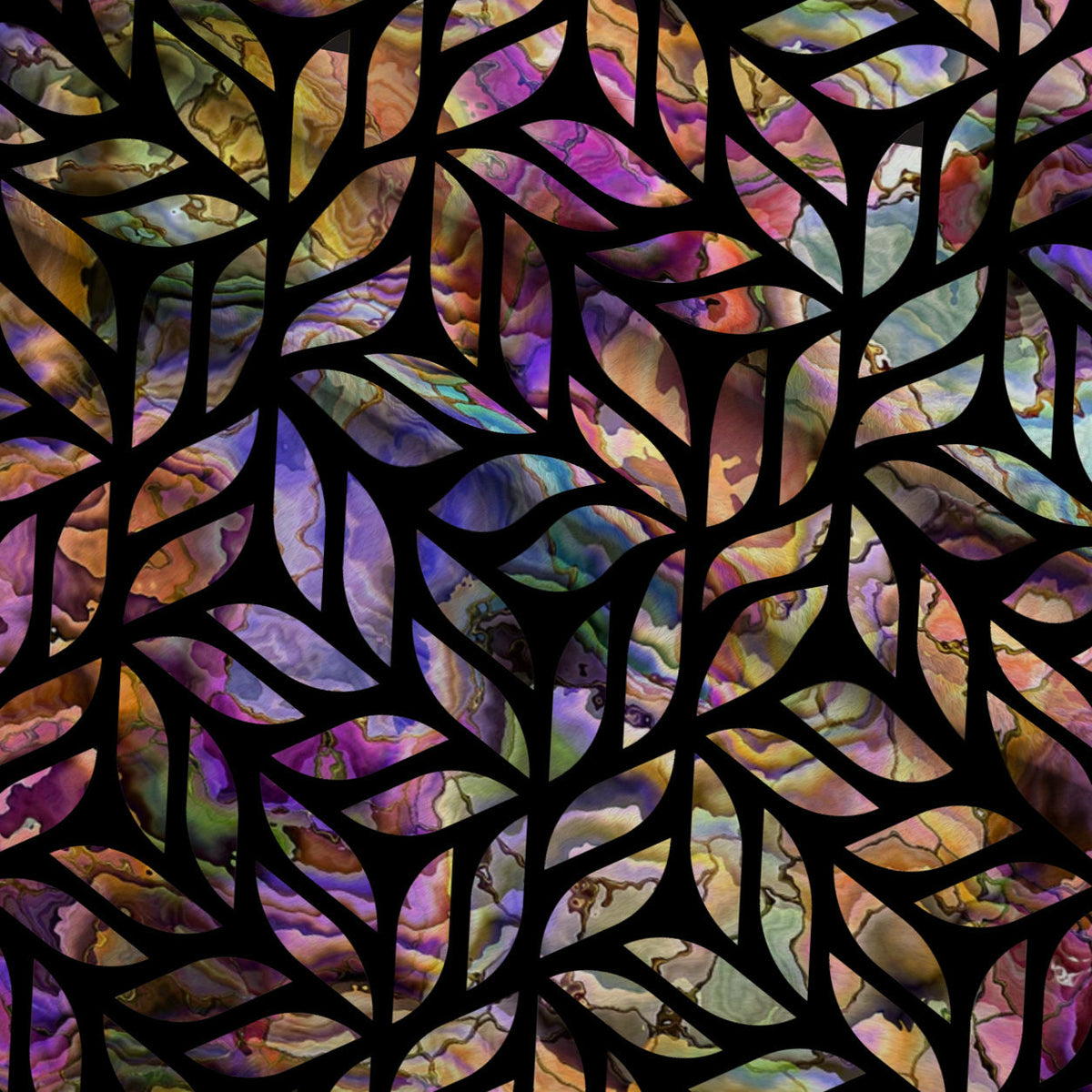 Marbled Opal Pattern 31 Minky Fabric