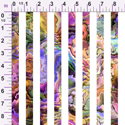 Marbled Opal Pattern 33 Minky Fabric