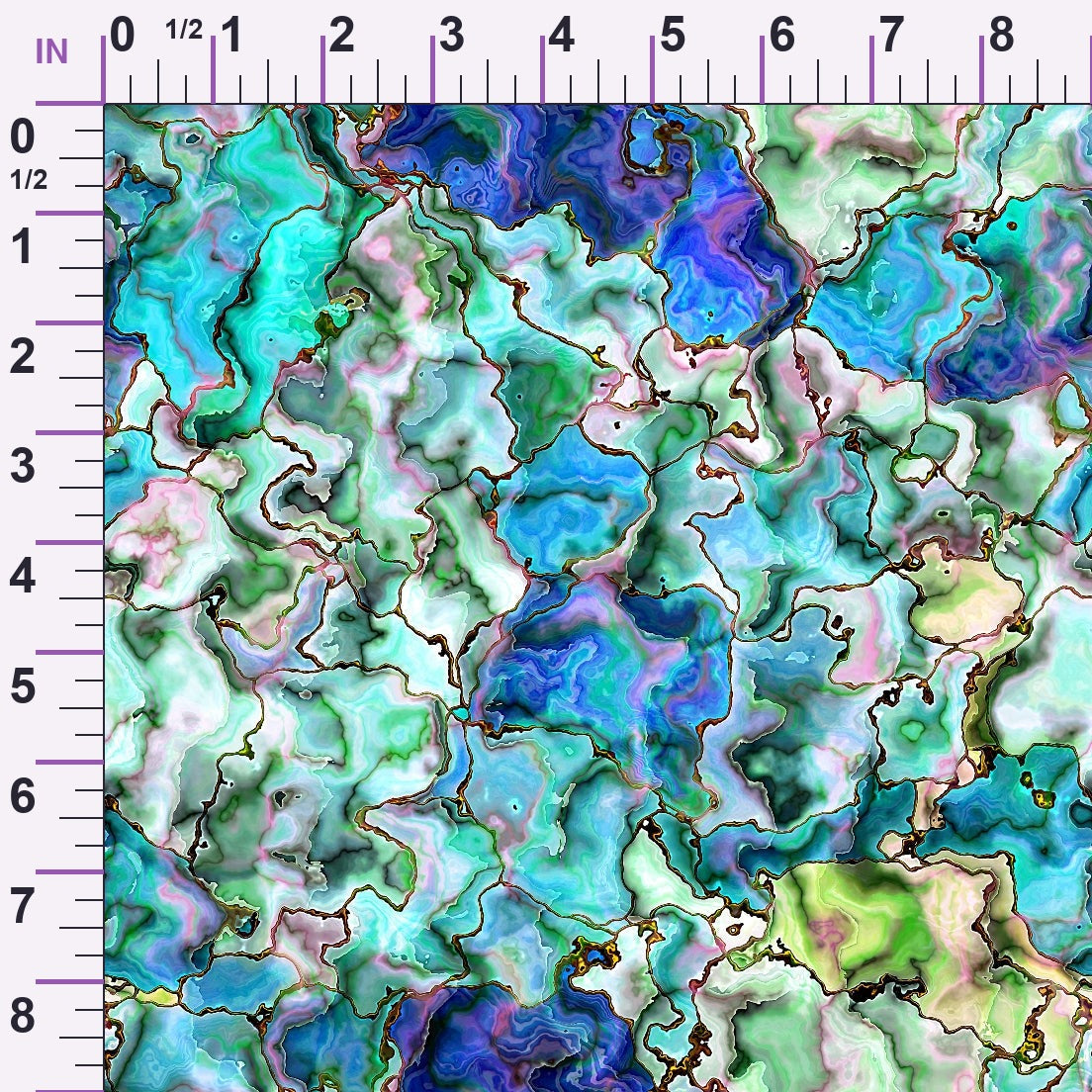 Marbled Opal Pattern 5 Minky Fabric