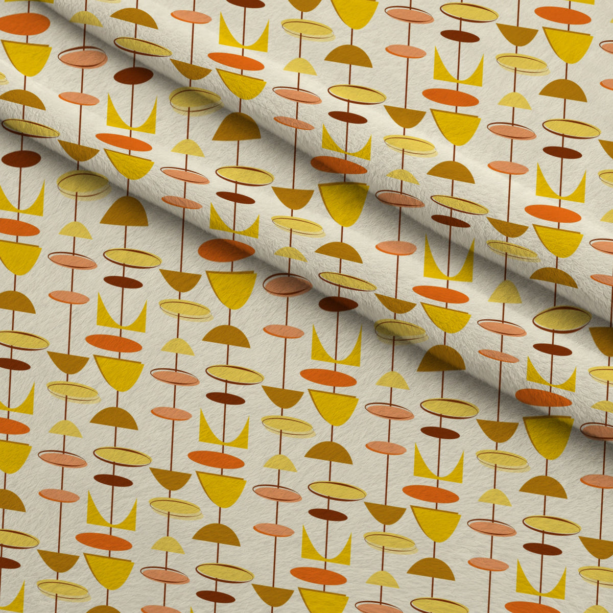 Marigold Mobiles Pattern 6 Minky Fabric
