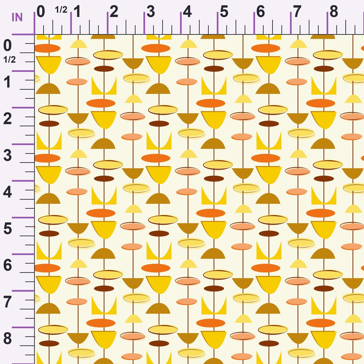 Marigold Mobiles Pattern 6 Minky Fabric