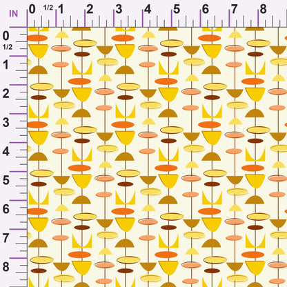 Marigold Mobiles Pattern 6 Minky Fabric