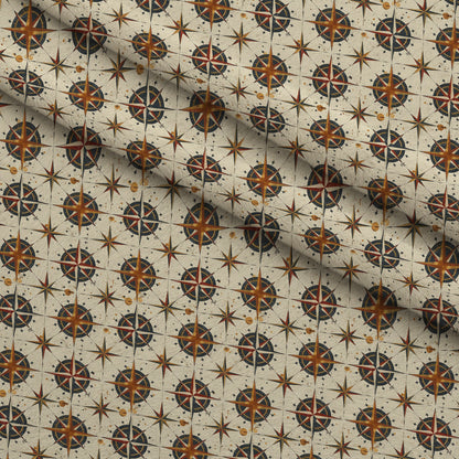 Mariner's Star Pattern 10 Minky Fabric