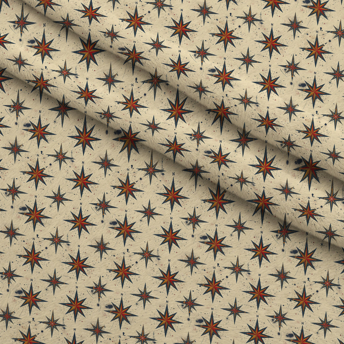 Mariner's Star Pattern 11 Minky Fabric