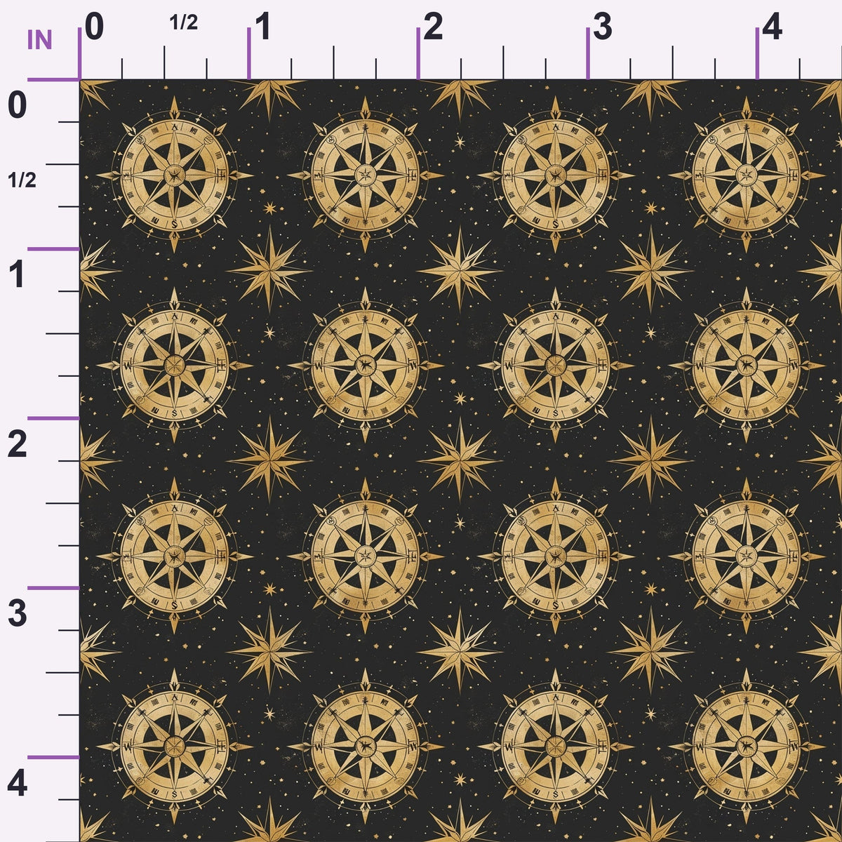 Mariner's Star Pattern 12 Minky Fabric