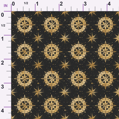 Mariner's Star Pattern 12 Minky Fabric