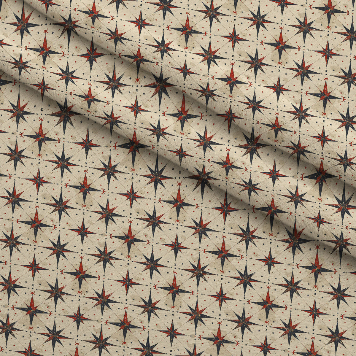 Mariner's Star Pattern 3 Minky Fabric
