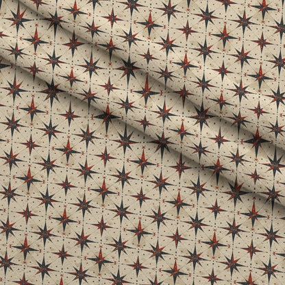Mariner's Star Pattern 3 Minky Fabric