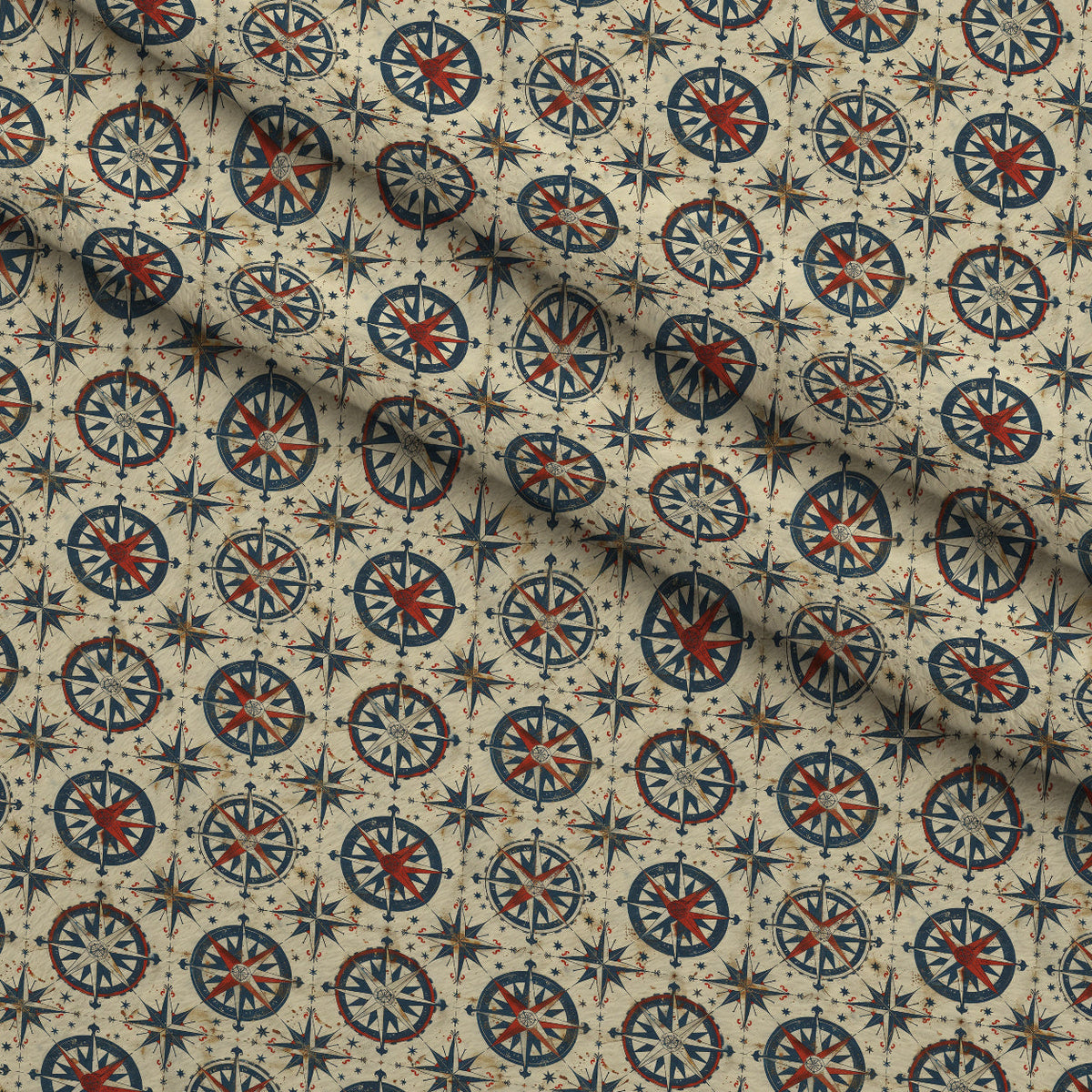 Mariner's Star Pattern 4 Minky Fabric