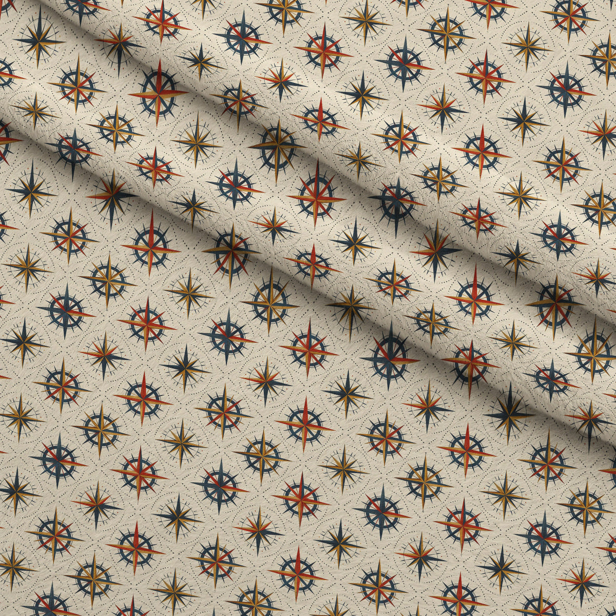 Mariner's Star Pattern 6 Minky Fabric