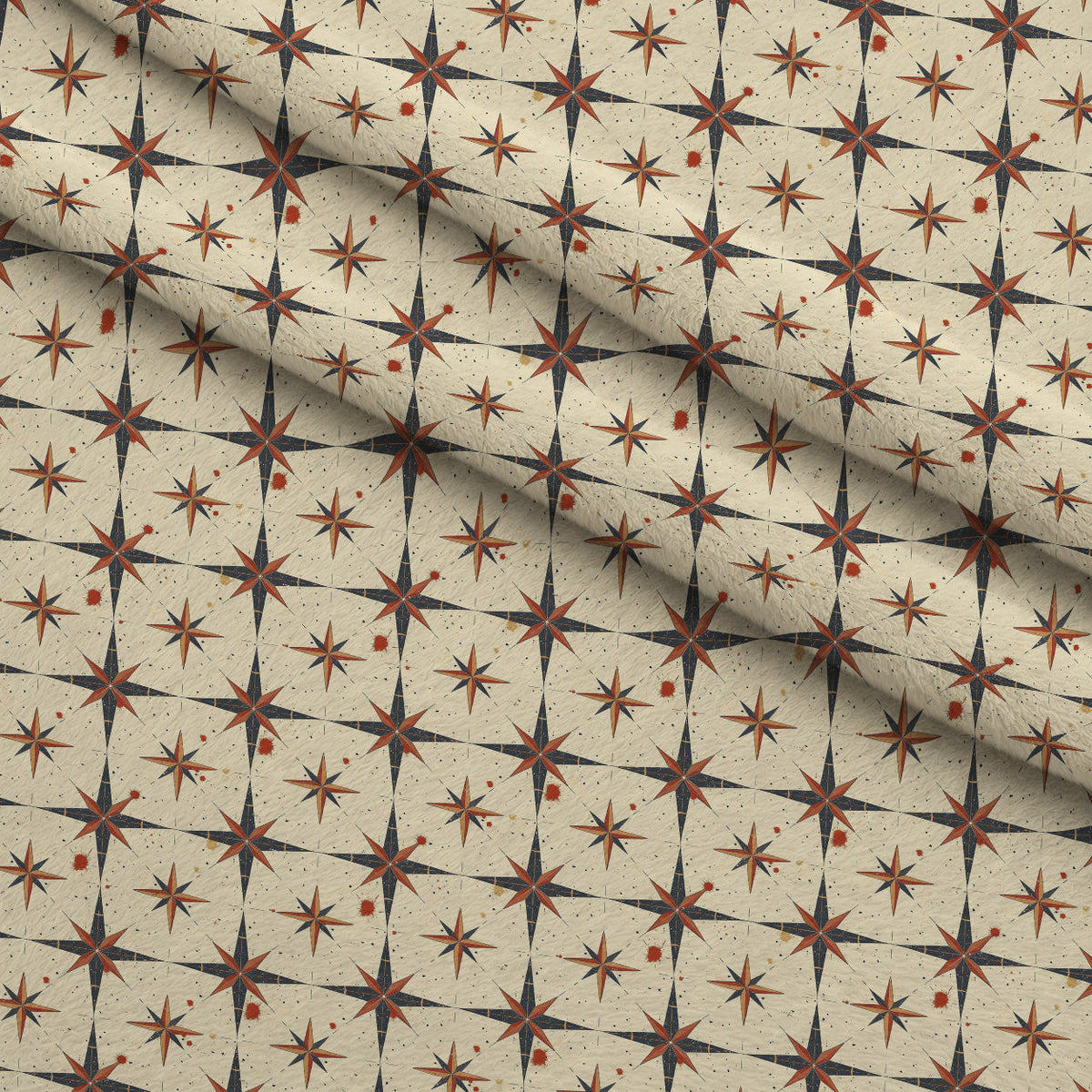 Mariner's Star Pattern 7 Minky Fabric