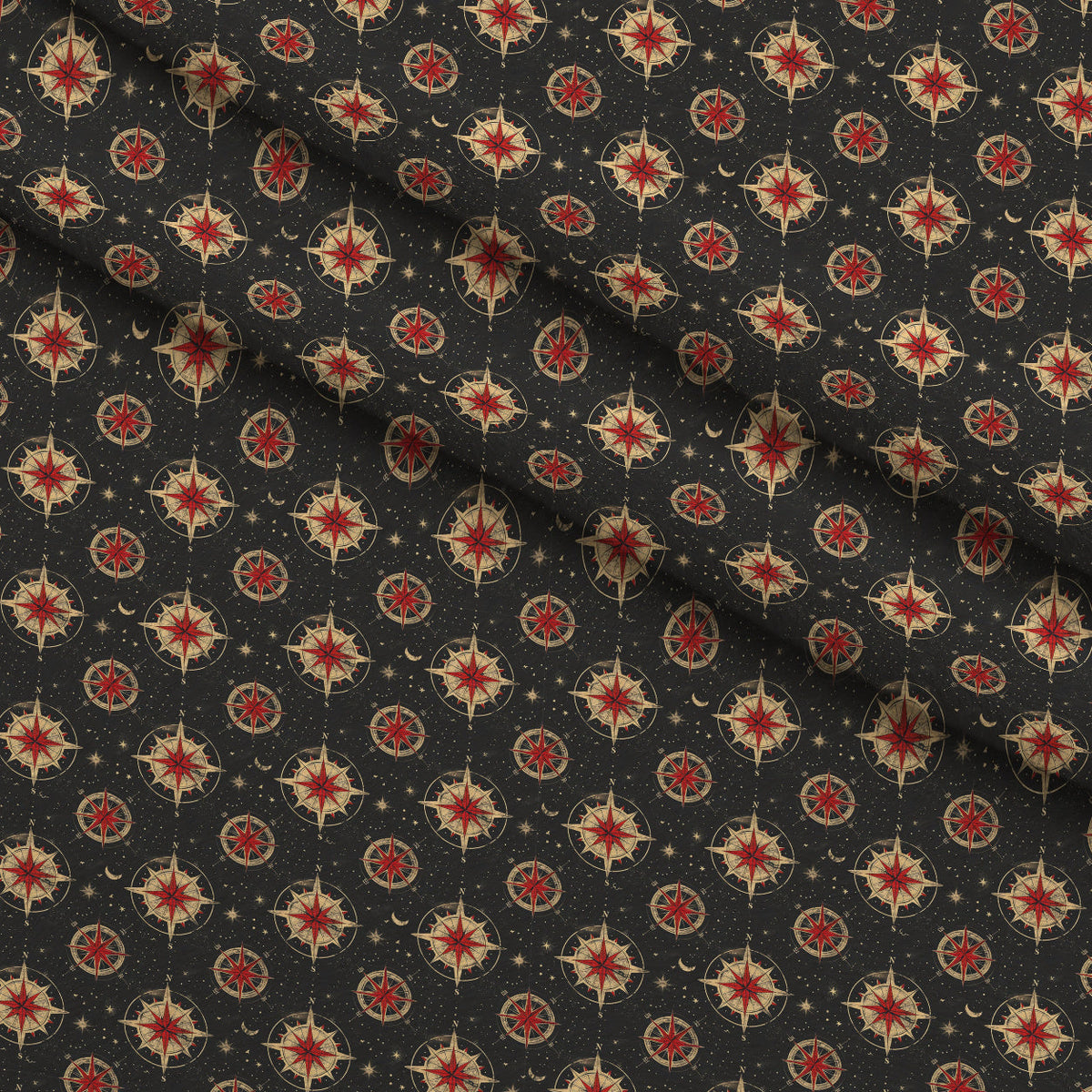 Mariner's Star Pattern 8 Minky Fabric
