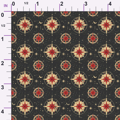 Mariner's Star Pattern 8 Minky Fabric