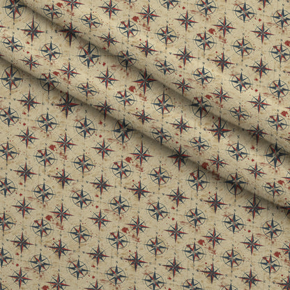 Mariner's Star Pattern 9 Minky Fabric