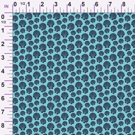 Maritime Blues Pattern 10 Minky Fabric