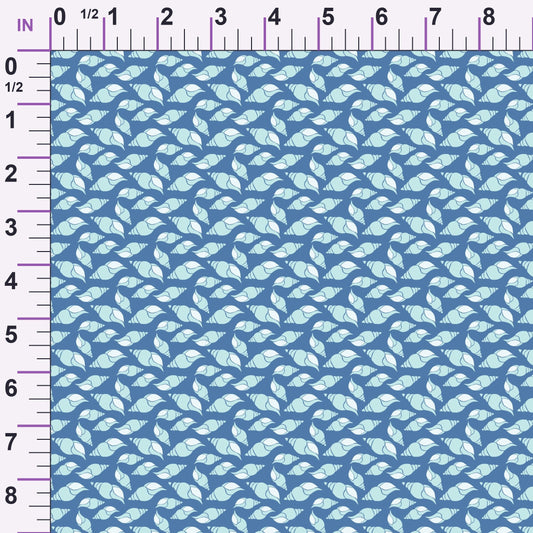 Maritime Blues Pattern 12 Minky Fabric