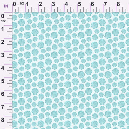 Maritime Blues Pattern 2 Minky Fabric