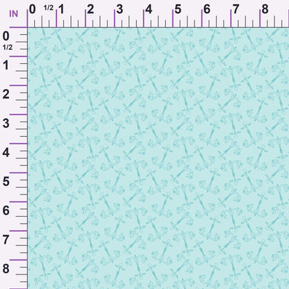 Maritime Blues Pattern 9 Minky Fabric
