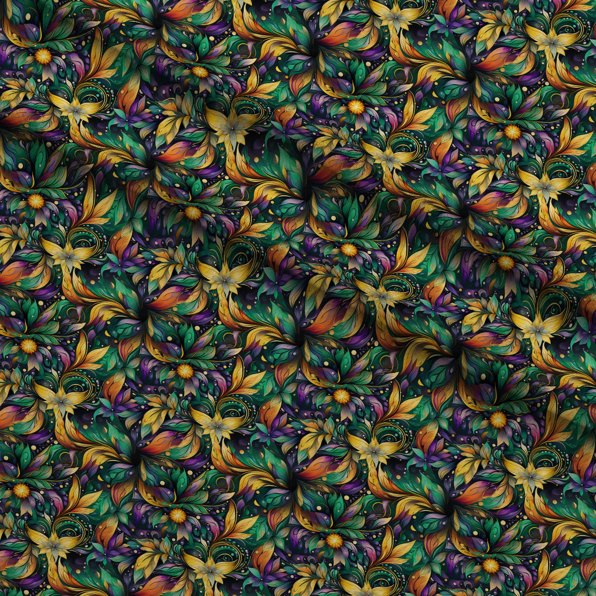 Masquerade Jewels Pattern 2 Minky Fabric