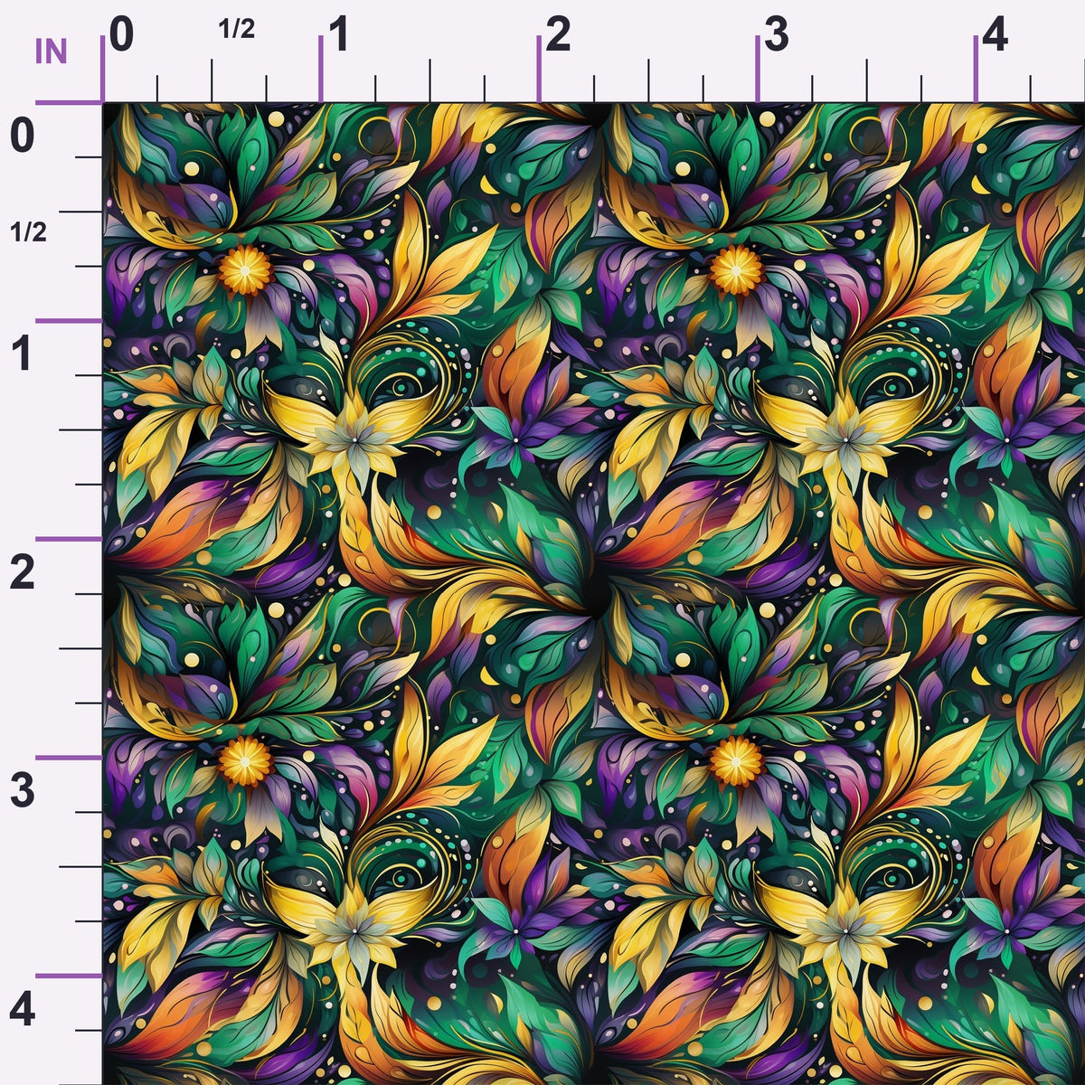 Masquerade Jewels Pattern 2 Minky Fabric
