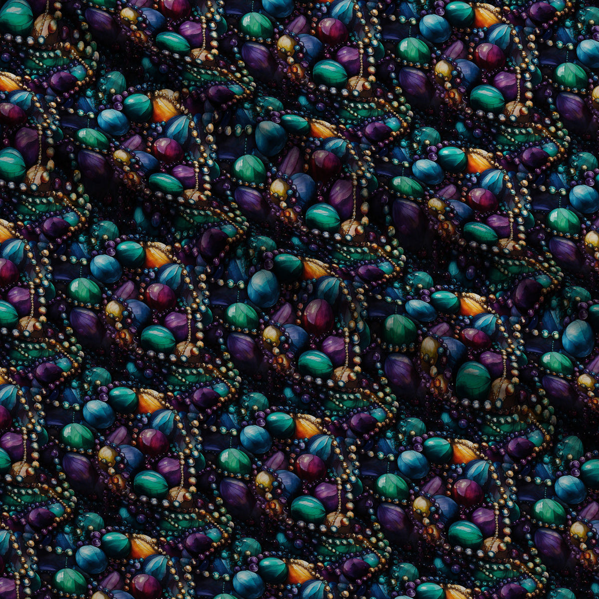 Masquerade Jewels Pattern 6 Minky Fabric