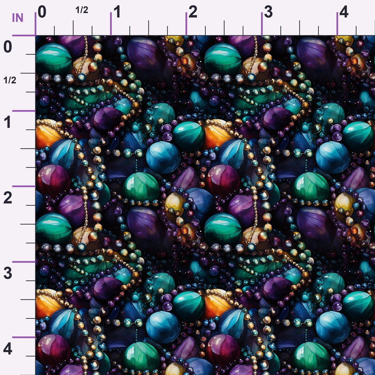 Masquerade Jewels Pattern 6 Minky Fabric