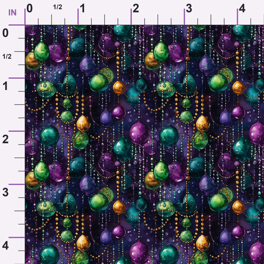 Masquerade Jewels Pattern 7 Minky Fabric